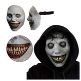 Halloween Mask Scary Full Head Skull Masks with Moving Jaw Realistic Latex Skeleton Props Cosplay Party Costume