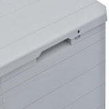 Garden Storage Box 23.8 gal Light Gray