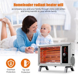 RH-02 ETL Portable Radiant Heater Indoor Space Heater Rapid Heating with Adjustable Thermostat