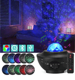 New LED Starry Projector Night Light Music Player with 21 Lighting Modeswith Remote Control USB Party Decor  Star Projector Starry