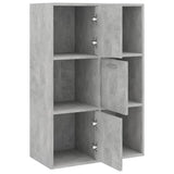 Storage Cabinet Concrete Gray 23.6"x11.6"x35.4" Chipboard