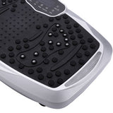 Vibration Plate Exercise Machine Platform, Whole Body Vibrarating Machine Viberation Board w/Elastic Pull Up Rope