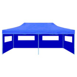 Blue Foldable Pop-up Party Tent 9'10" x 19'8"