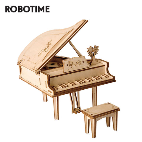 Robotime DIY Grand Piano Toys 3D Wooden Puzzle