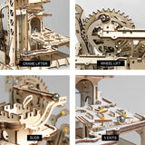 Robotime ROKR 3D Wooden Puzzle Marble Race Run Maze Balls Track Coaster Model Building Kits