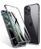 magnetic adsorption protective case front and rear tempered glass full-screen coverage single-piece clamshell protective case  for  iPhone 11 Pro Max  [supports wireless charging]