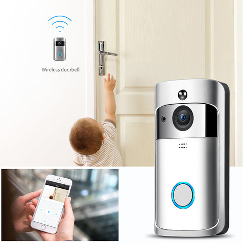 Wireless Smart WiFi DoorBell IR Video Visual Camera Intercom Home Security Kit