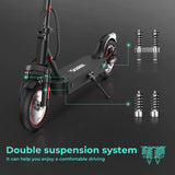 iScooter i9Max  Electric Scooter  high performance battery 10Ah 500W 35km/h fast speed  Foldable Adult