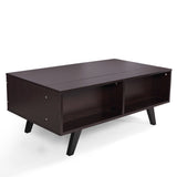 Lift Top Coffee Table with Hidden Compartment & Open Storage Shelf, Modern Furniture for Home, Living Room