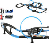 Bosonshop High-Speed Electric Powered Super Loop Speedway Slot Car Track Set with Two Cars for Dual Racing