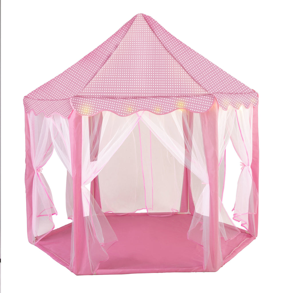 Princess Tent Girls Large Playhouse Kids Castle Play Tent with Star Lights