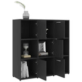 Book Cabinet Gray 35.4"x11.8"x35.4" Chipboard