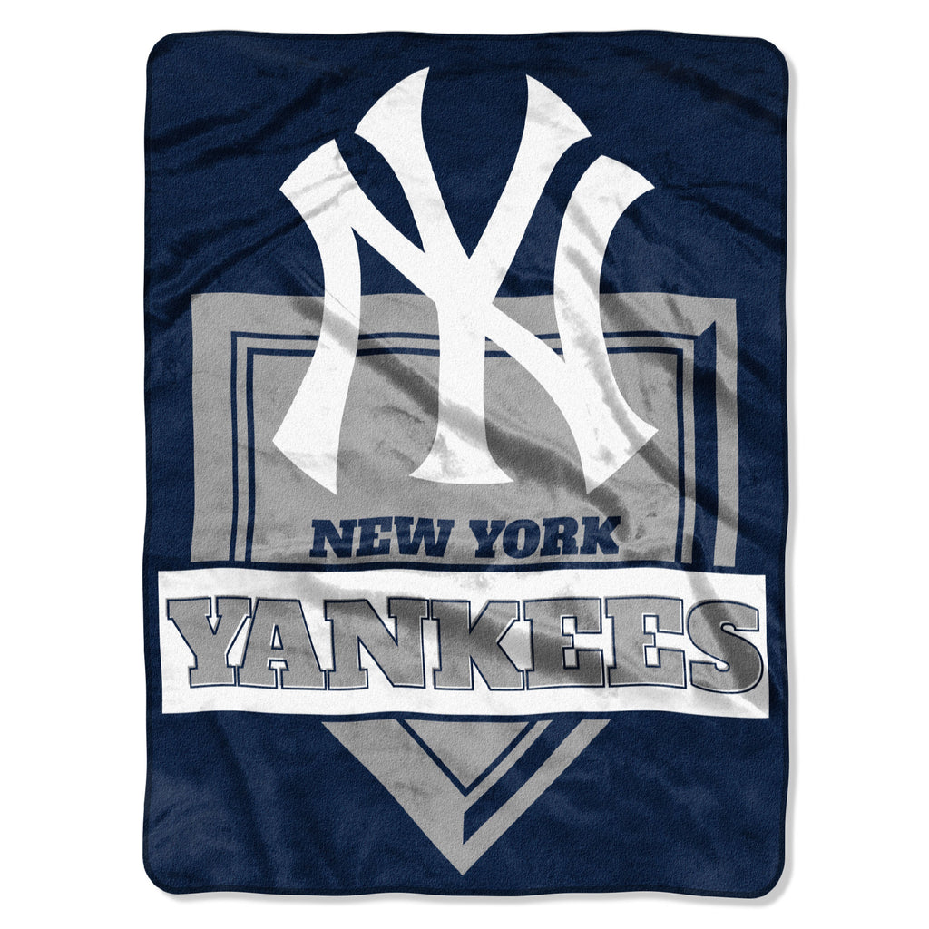 Yankees OFFICIAL Major League Baseball, "Home Plate" 60"x 80" Raschel Throw by The Northwest Company