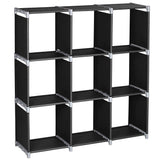 3Tier 9 Compartment Storage Cube Closet Organizer Shelf 9 CubesBookcase Storage