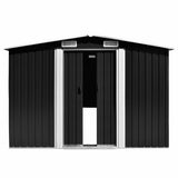 Garden Shed 101.2"x235"x70" Metal Anthracite