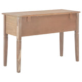 Writing Desk Brown 43.1"x17.7"x30.5" Wood