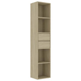 Book Cabinet Sonoma Oak 14.2"x11.8"x67.3" Chipboard