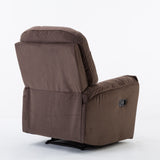 Manual Recliner Chair Overstuffed Comfortable Fabric