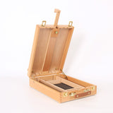 Portable Solid Beech Tabletop Wood Easel Drawing & Sketching Board with Storage Drawer