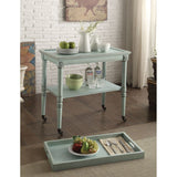 Frisco Tray Table in Antique Green