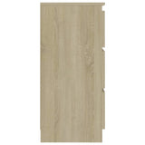 Sideboard Sonoma Oak 23.6"x13.8"x29.9" Chipboard