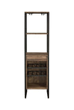 ACME Narik Wine Rack, Weathered Oak YF