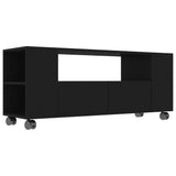 TV Cabinet Black 47.2"x13.7"x16.9" Chipboard