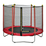 60" Round Outdoor Trampoline with Enclosure Netting RT