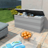 Garden Storage Box Gray 46.1"x17.7"x22"