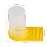 2Pcs Bee Water Feeder Beehive Beekeeping Drinking Dispenser Honey Feeding Bowl