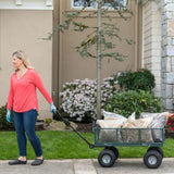 700lb Capacity;  38' x 20' Towable Mesh Garden Utility Cart