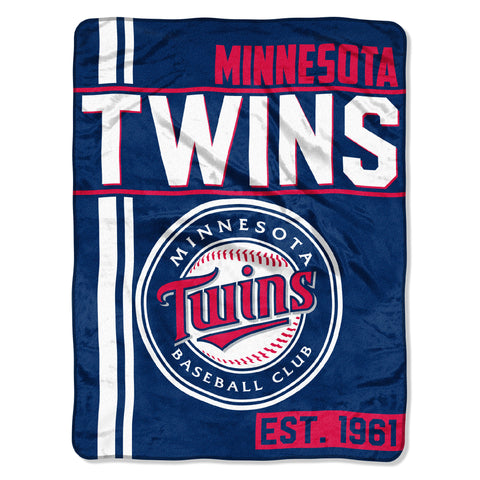 Twins OFFICIAL Major League Baseball, "Walk Off" 46"x 60" Micro Raschel Throw by The Northwest Company