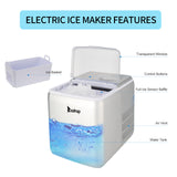 Ice Maker Black Plastic Transparent Cover/Display Commercial/Household XH