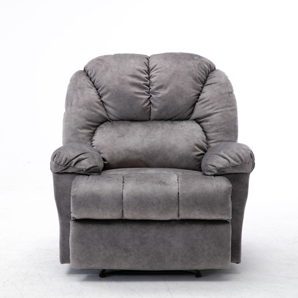 Manual Recliner Chair Comfortable Velvet Fabric