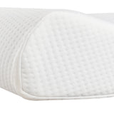 19.7x11.8x3/4" Memory Cotton High And Low Profile Pillow