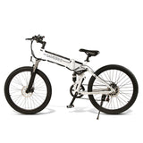 SAMEBIKE Folding Electric Bicycle for Adults 48V 10AH Electric Commuting Bicycle and 21 Speed Electric Mountain Bike