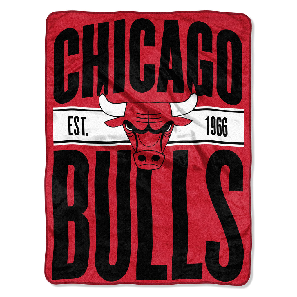 Bulls OFFICIAL "Clear Out" Micro Raschel Throw