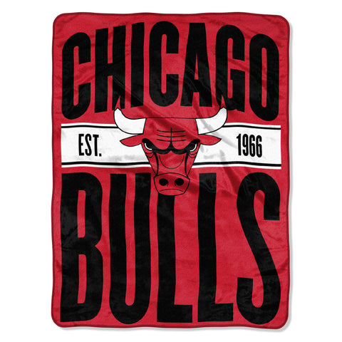 Bulls OFFICIAL "Clear Out" Micro Raschel Throw