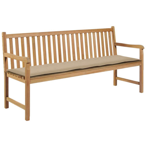 Garden Bench Cushion Beige 70.9"x19.7"x1.2"