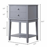 Linio-home White Nightstand