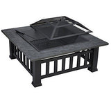 HDPE Adirondack Set with Fire Pit