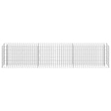 vidaXL Gabion Raised Bed Galvanized Steel 106.3"x11.8"x23.6"