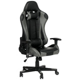 Free shipping Gaming Chair Office Chair High Back Computer Chair PU Leather Desk Chair PC Racing Executive Ergonomic Adjustable Swivel Task Chair with Headrest and Lumbar Support