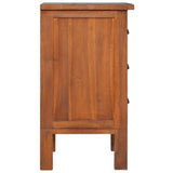 Bedside Cabinet 15.7"x13.8"x23.6" Solid Teak Wood