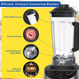 Blenders for kitchen; 1400W Blender Smoothie Maker with 68OZ Large Jar; for Frozen Drinks ; Shakes and Smoothies