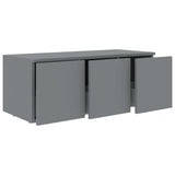 TV Cabinet Gray 31.5"x13.4"x11.8" Chipboard