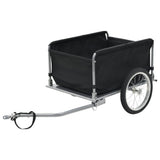 Bike Cargo Trailer Black and Yellow 65 kg Ideal for local commuting or long-distance travel