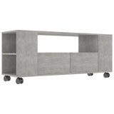 TV Cabinet Concrete Gray 47.2"x11.8"x16.9" Chipboard