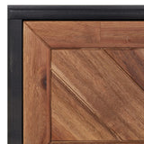 Sideboard 35.4"x13.2"x22.8" Solid Acacia Wood and MDF