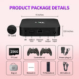 Retro Game Console Built in 90; 000+ Classic Games;  256G Video Game Console Plug and Play;  Emulator Console Compatible with PS1/PSP/N64/DC/MAME (2 Wired Gamepads)